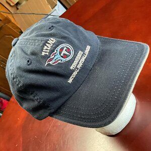 VTG Mens Puma NFL Tennessee Titans Logo Strapback Blue Classic Dad Hat